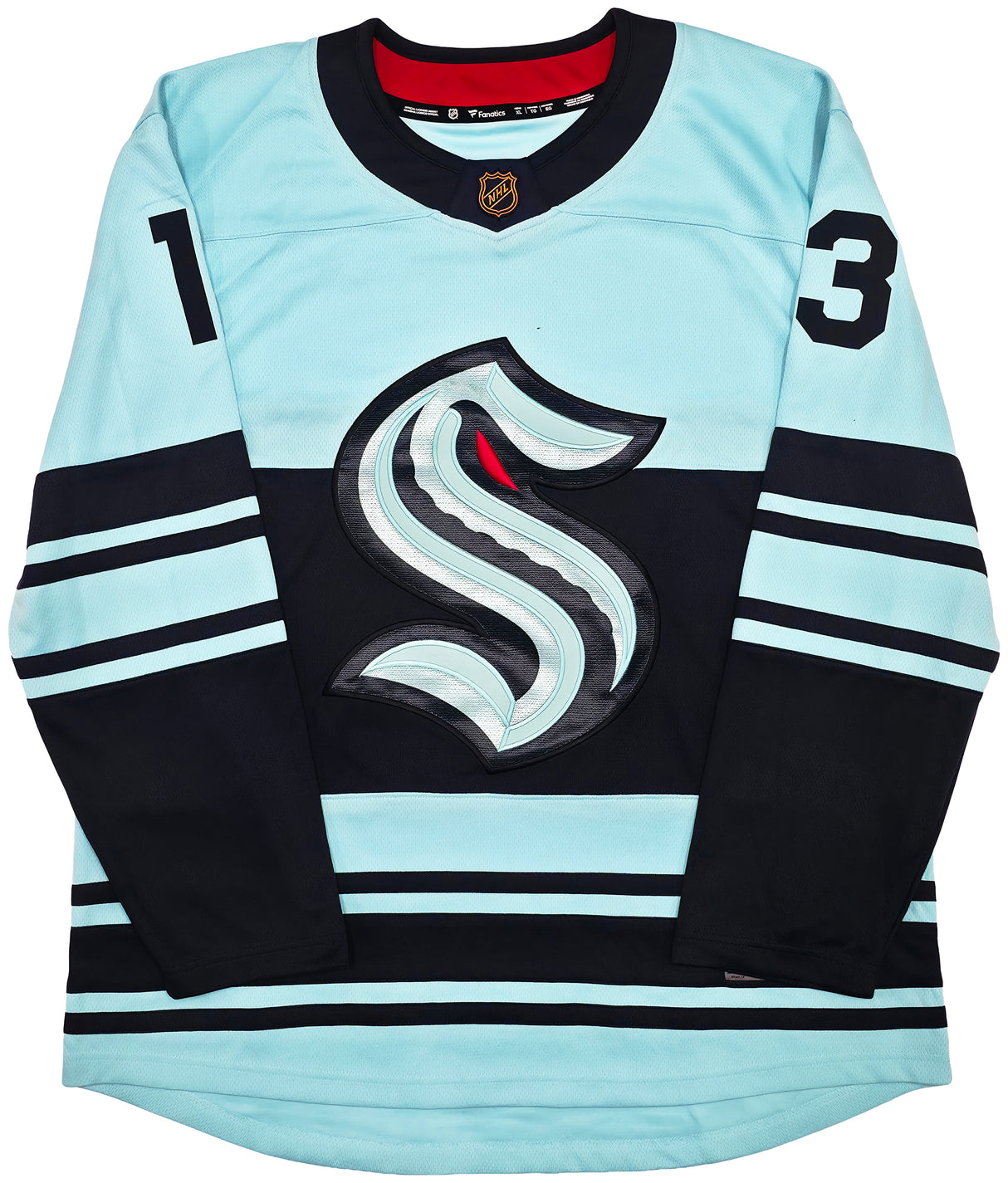 Seattle Kraken Brandon Tanev Autographed Blue & Green Fanatics Reverse Retro Jersey Size XL Fanatics Holo Stock #257011