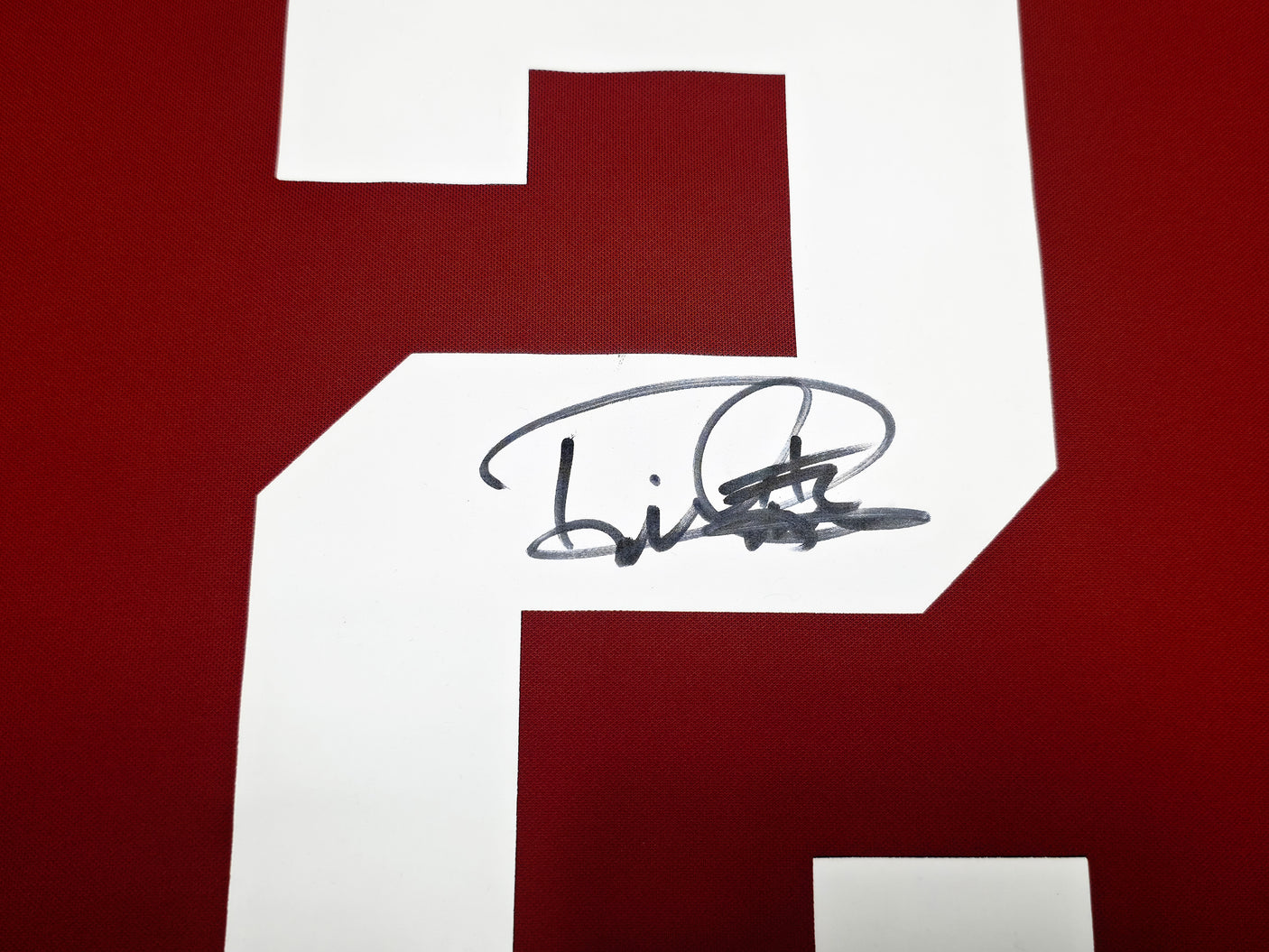 Alabama Crimson Tide Derrick Henry Autographed Red Nike Jersey Size L Fanatics Holo Stock #257001