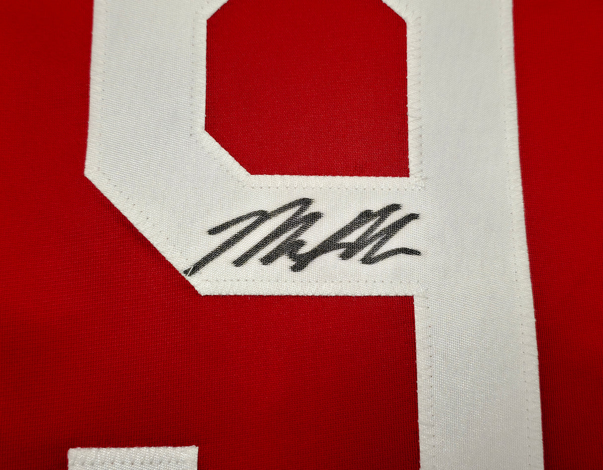 Cincinnati Reds Matt McLain Autographed Red Jersey Beckett BAS Witness Stock #257830