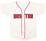 Boston Red Sox Wade Boggs Autographed White Jersey Beckett BAS Witness Stock #257836