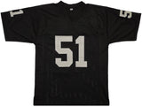 Las Vegas Raiders Bruce Irvin Autographed Black Jersey MCS Holo Stock #257840