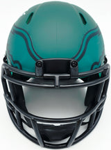 Donovan McNabb Autographed Philadelphia Eagles Rave Green Mini Helmet Beckett BAS Witness Stock #256863