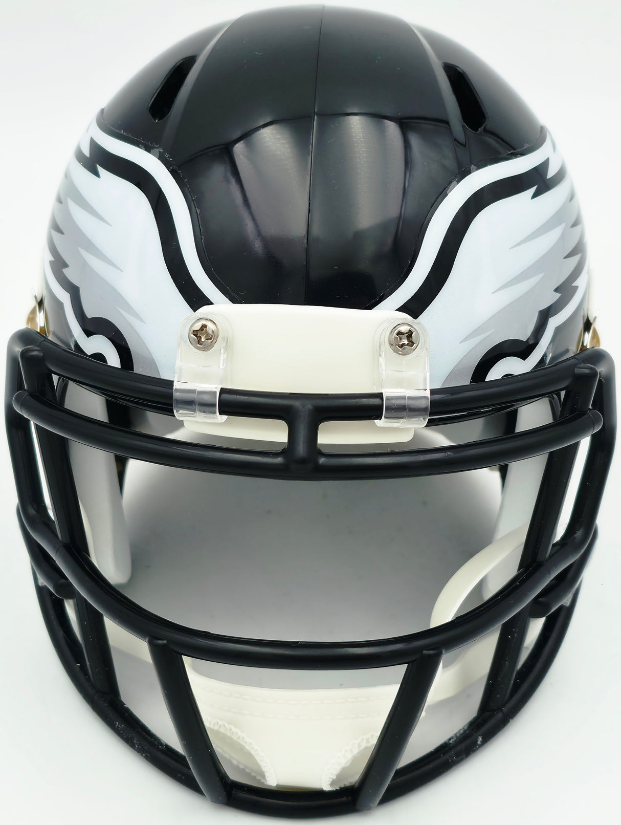 Donovan McNabb Autographed Philadelphia Eagles 2022 Alternate Black Mini Helmet Beckett BAS Witness Stock #256864