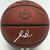 Jaylen Brown Autographed Composite Leather Boston Celtics Logo Basketball Beckett BAS Witness Stock #256842