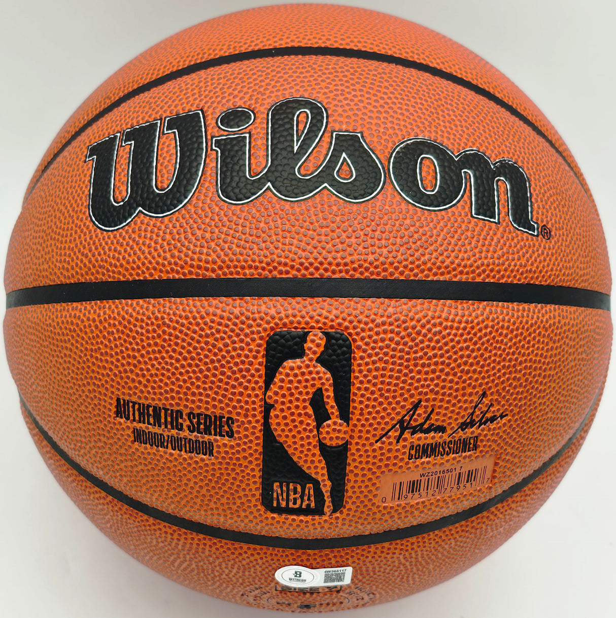 Dennis Rodman Autographed Authentic Indoor/Outdoor Basketball Chicago Bulls "HOF 2011" Beckett BAS Witness Stock #256866