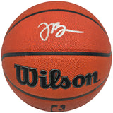 Jaylen Brown Autographed Authentic Series I/O Basketball Boston Celtics Beckett BAS Witness Stock #256844