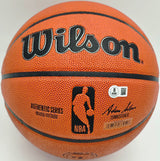 Jaylen Brown Autographed Authentic Series I/O Basketball Boston Celtics Beckett BAS Witness Stock #256844