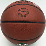 Jaylen Brown Autographed Composite Leather Boston Celtics Logo Basketball Beckett BAS Witness Stock #256843