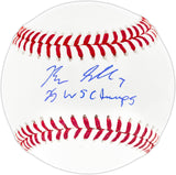 Blake Snell Autographed Official MLB Baseball Los Angeles Dodgers "25 WS Champs" Beckett BAS Witness Stock #256930