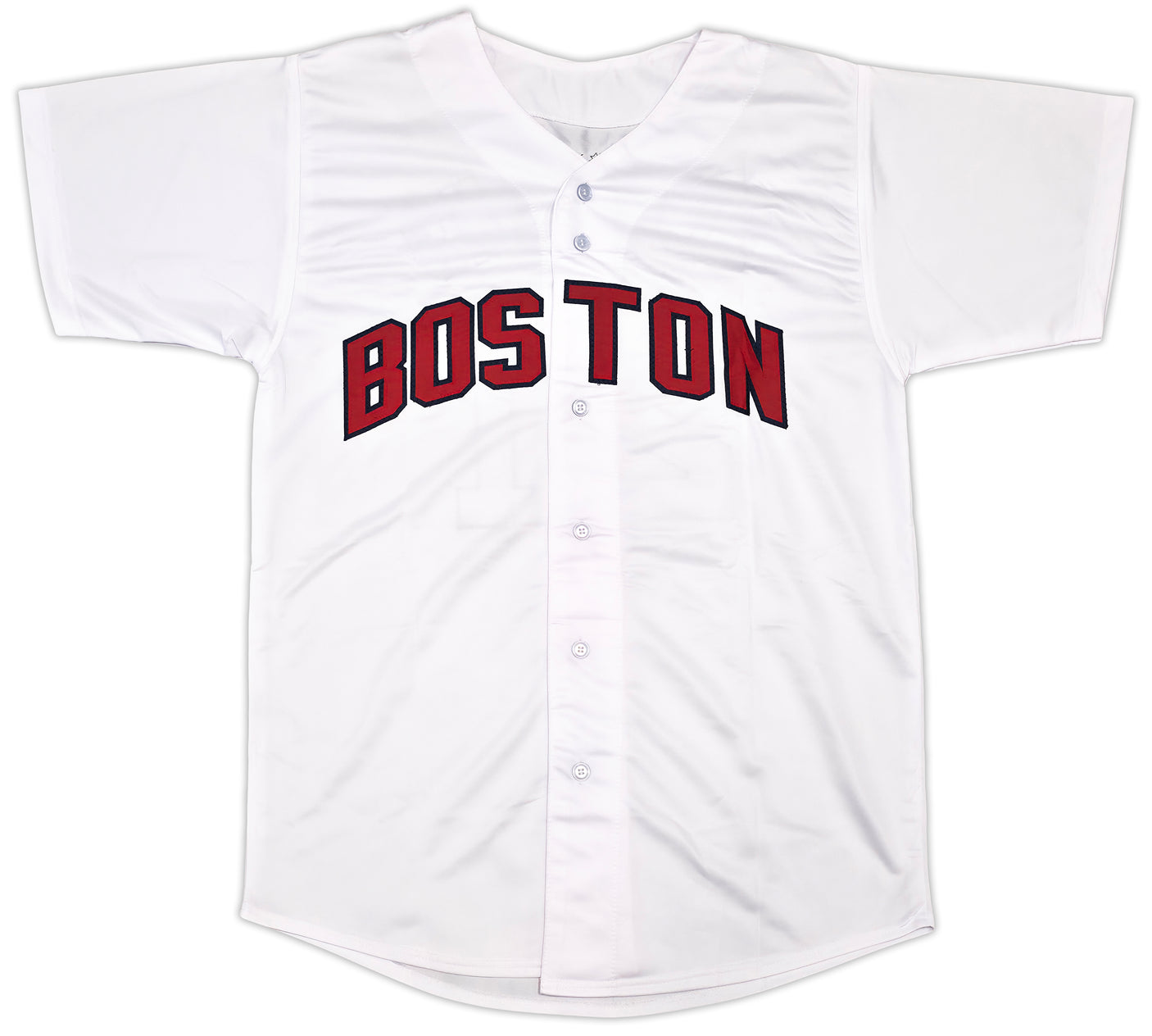 Boston Red Sox Roger Clemens Autographed White Jersey Beckett BAS QR Stock #254164