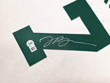 Boston Celtics Jaylen Brown Autographed White Nike Swingman Association Edition Jersey Size 48 Beckett BAS Witness Stock #256845