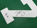 Boston Celtics Jaylen Brown Autographed Green Nike Swingman Icon Edition Jersey Size 52 Beckett BAS Witness Stock #256848