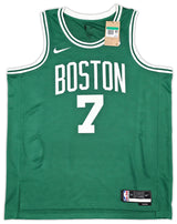 Boston Celtics Jaylen Brown Autographed Green Nike Swingman Icon Edition Jersey Size 52 Beckett BAS Witness Stock #256848