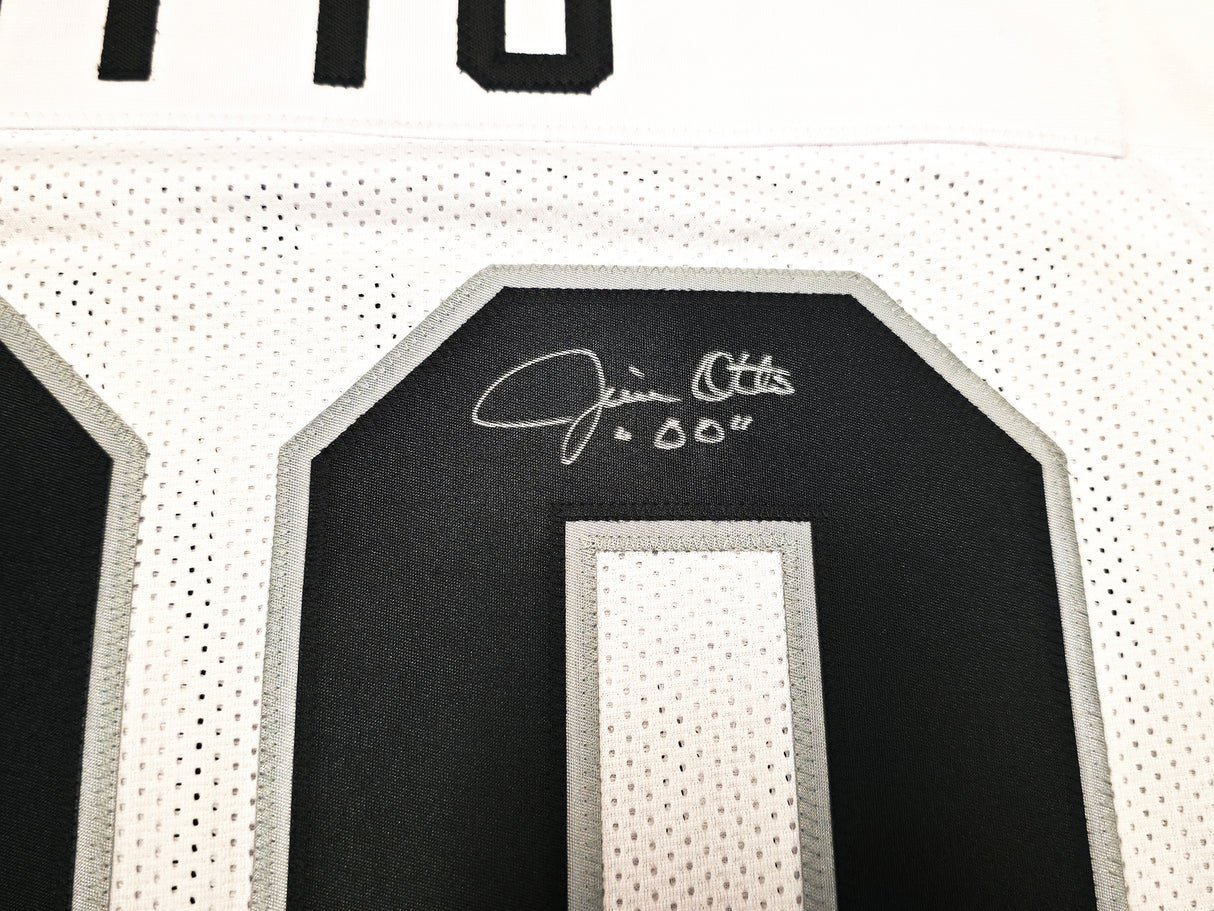 Oakland Raiders Jim Otto Autographed White Jersey GTSM Stock #256892