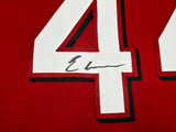 Cincinnati Reds Elly De La Cruz Autographed Red Nike Jersey Size L Beckett BAS Witness Stock #256877