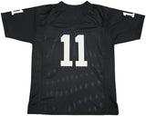 Las Vegas Raiders Henry Ruggs III Autographed Black Jersey Beckett BAS Stock #256890