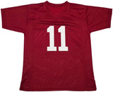 Alabama Crimson Tide Henry Ruggs III Autographed Maroon Jersey Beckett BAS Stock #256889