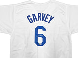 Los Angeles Dodgers Steve Garvey Autographed White Jersey Beckett BAS Witness Stock #256840