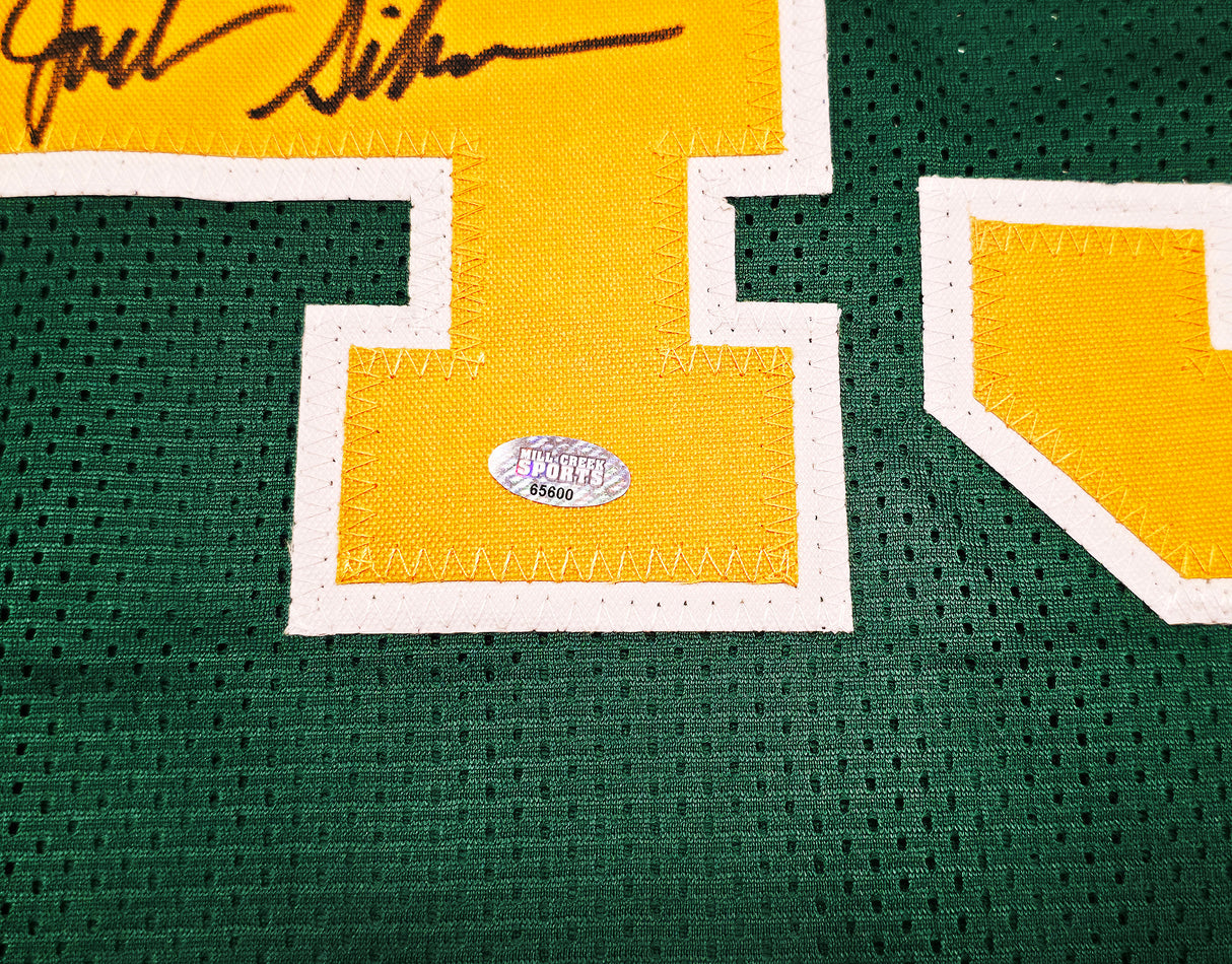 Seattle Supersonics Jack Sikma Autographed Green Jersey MCS Holo Stock #256726