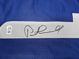 Seattle Seahawks Pete Carroll Autographed Blue Jersey Beckett BAS QR Stock #256903