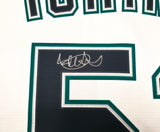 Seattle Mariners Ichiro Suzuki Autographed White Nike Hall of Fame Patch Jersey Size XL IS Holo & Beckett BAS Witness Stock #256858