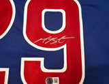 Chicago Cubs Michael Busch Autographed Blue Jersey Beckett BAS Witness Stock #256913