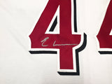 Cincinnati Reds Elly De La Cruz Autographed White Nike Jersey Size L Beckett BAS Witness Stock #256883