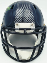 Zach Charbonnet Autographed Seattle Seahawks Blue Speed Mini Helmet MCS Holo Stock #256967