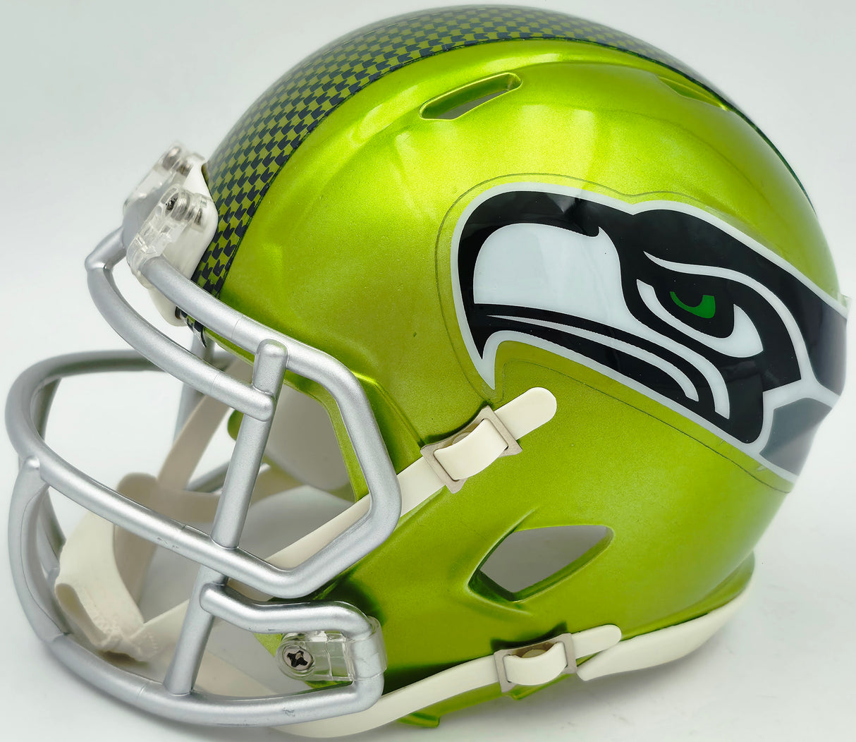 Byron Murphy II Autographed Seattle Seahawks Flash Green Speed Mini Helmet MCS Holo Stock #256971