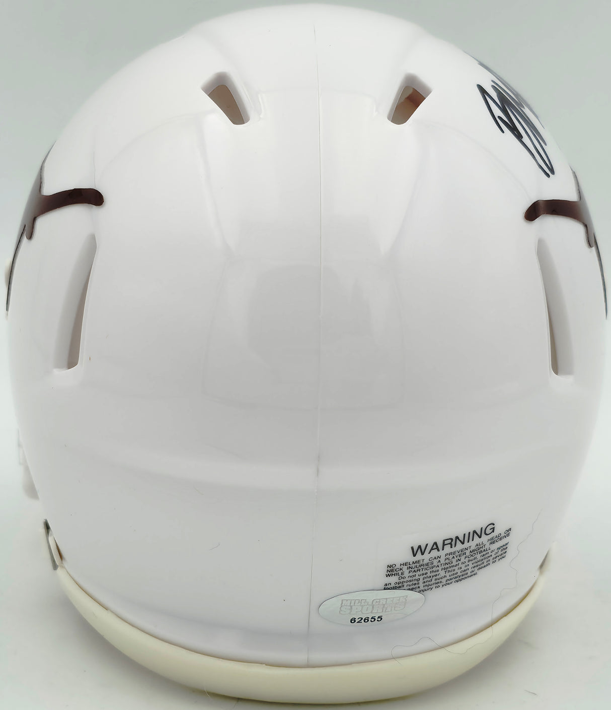 Byron Murphy II Autographed Texas Longhorns White Speed Mini Helmet MCS Holo Stock #256973