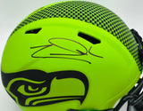 Zach Charbonnet Autographed Seattle Seahawks Rave Green Full Size Speed Replica Helmet MCS Holo Stock #256946