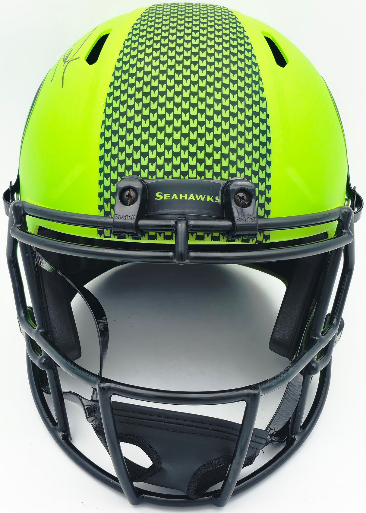 Zach Charbonnet Autographed Seattle Seahawks Rave Green Full Size Speed Replica Helmet MCS Holo Stock #256946