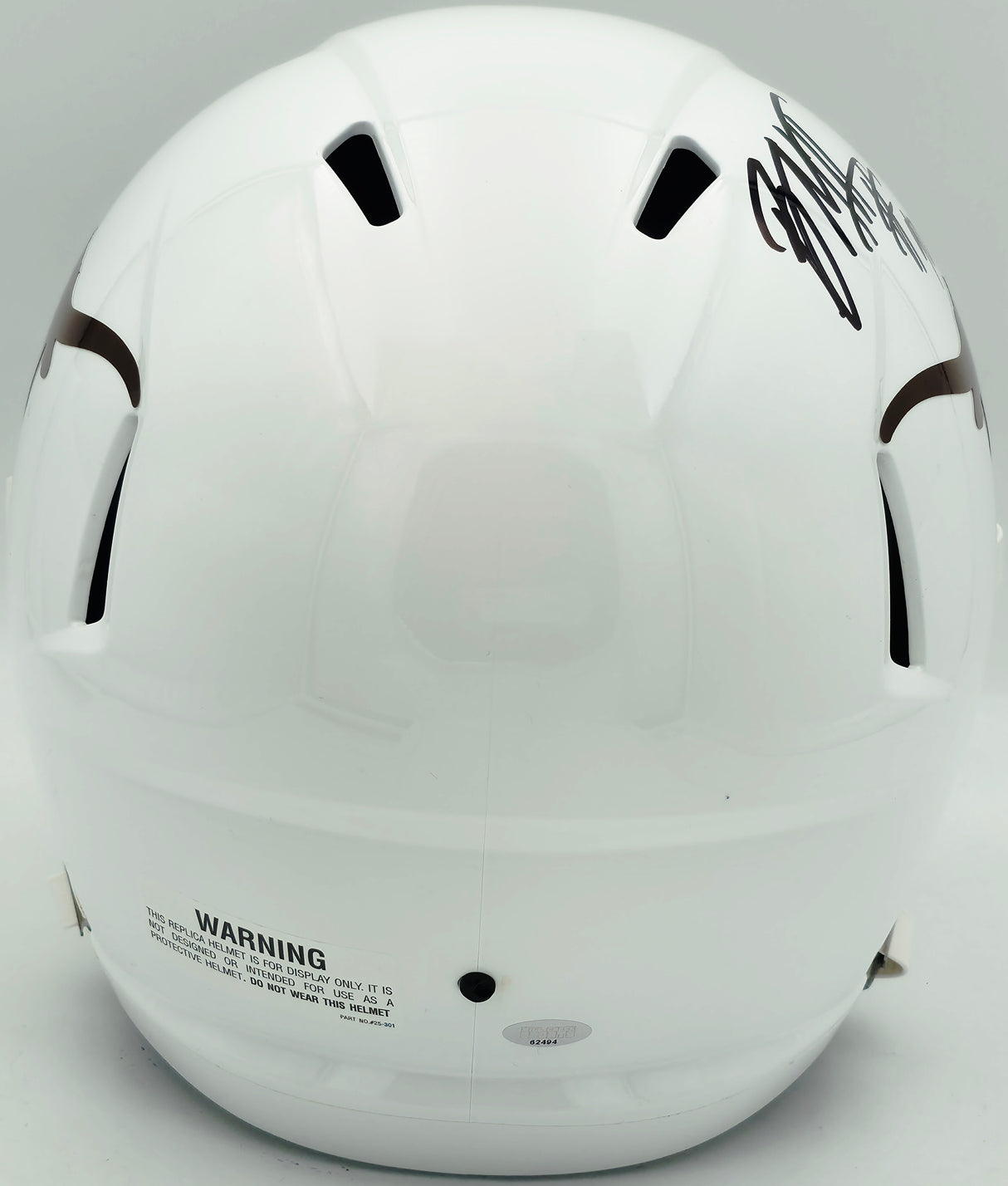Byron Murphy II Autographed Texas Longhorns White Full Size Speed Replica Helmet MCS Holo Stock #256949