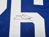 Seattle Seahawks Zach Charbonnet Autographed Blue Throwback Jersey MCS Holo Stock #256977