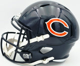 D'Andre Swift Autographed Chicago Bears Blue Full Size Speed Replica Helmet Beckett BAS Witness Stock #260054