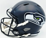 Nick Emmanwori Autographed Seattle Seahawks Blue Full Size Speed Replica Helmet Beckett BAS Witness Stock #260086