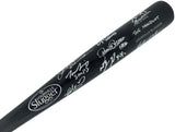 The Sandlot Movie Cast Autographed Black Louisville Slugger Baseball Bat With 8 Signatures Beckett BAS Witness Stock #260068