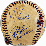 The Sandlot Movie Cast Autographed Replica Babe Ruth Signed Movie Prop Baseball With 8 Signatures Beckett BAS Witness Stock #260067