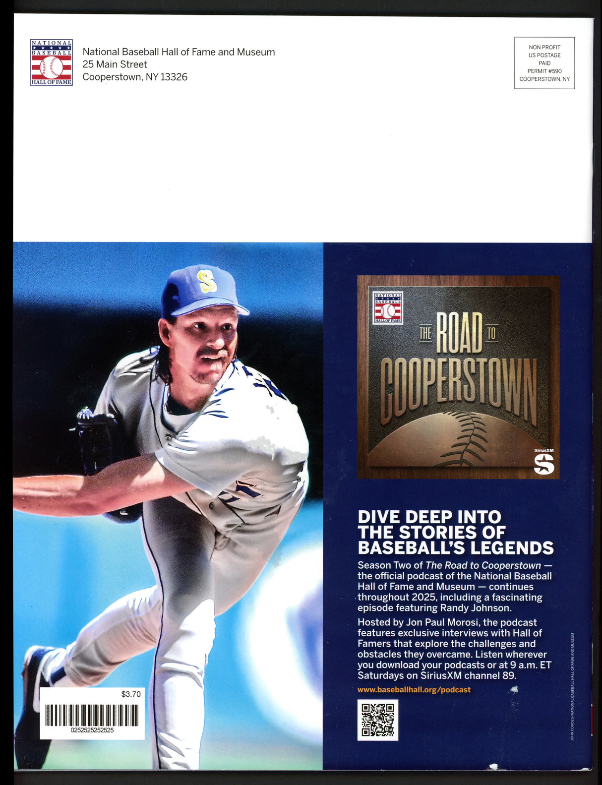 Ichiro Suzuki Autographed 2025 Hall of Fame Induction Magazine Seattle Mariners IS Holo & Beckett BAS Witness Stock #258208