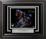 Zach Charbonnet Autographed Framed 8x10 Photo Seattle Seahawks MCS Holo Stock #258276