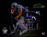 Zach Charbonnet Autographed Framed 8x10 Photo Seattle Seahawks MCS Holo Stock #258276
