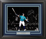 Cal Raleigh Autographed Framed 16x20 Photo Seattle Mariners Drought Ending Walk-Off Home Run Fanatics & MLB Holo Stock #262544