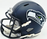 Sam Darnold Autographed Seattle Seahawks Blue Speed Mini Helmet Beckett BAS Witness Stock #261514