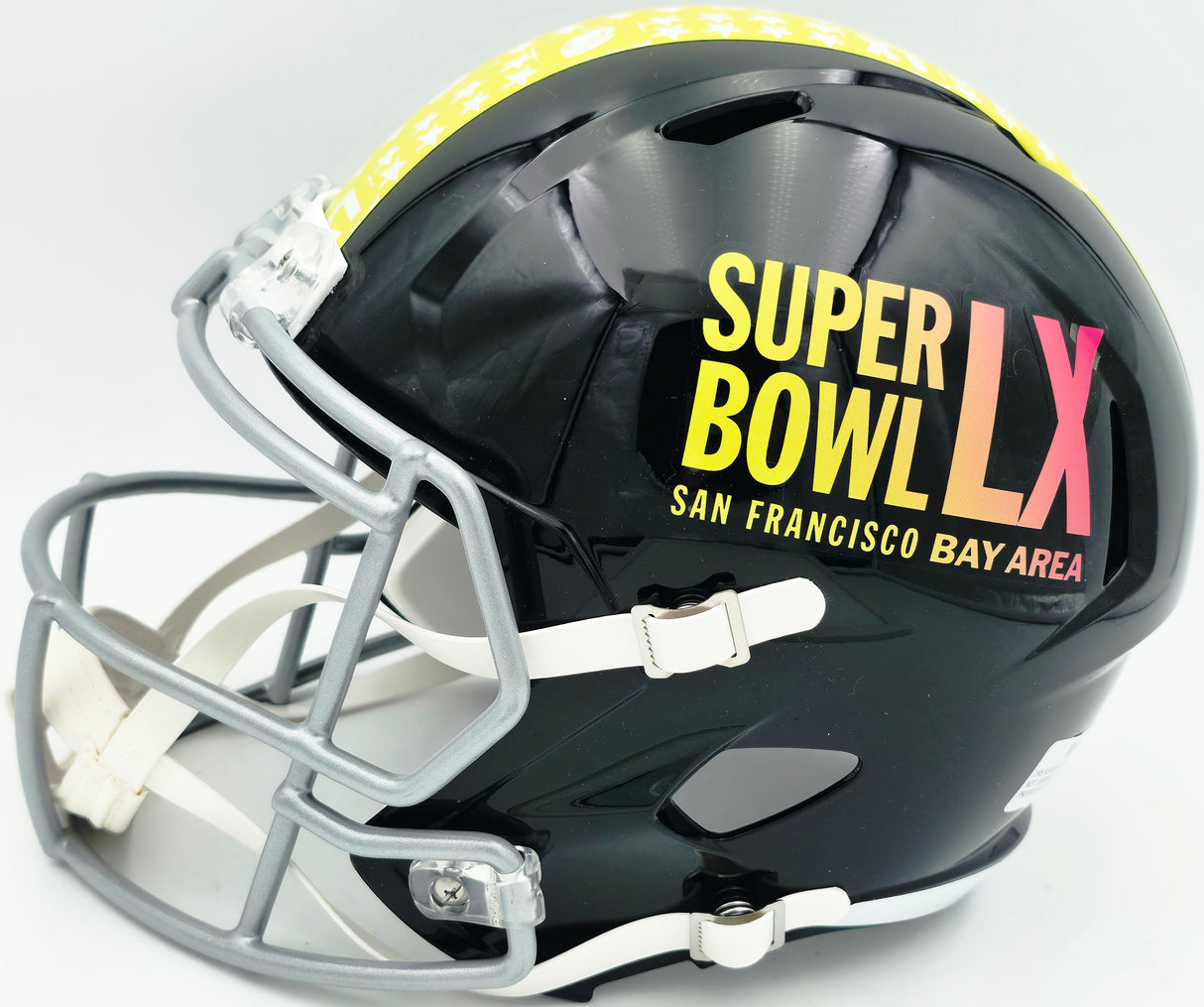 Sam Darnold Autographed Seattle Seahawks Black Super Bowl LX Logo Full Size Speed Replica Helmet Beckett BAS Witness Stock #261509