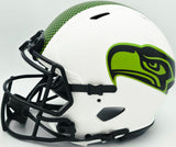 Sam Darnold Autographed Seattle Seahawks Lunar Eclipse White Full Size Speed Authentic Helmet "SB LX Champs" Beckett BAS Witness Stock #261510