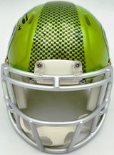 Sam Darnold Autographed Seattle Seahawks Flash Green Speed Mini Helmet Beckett BAS Witness Stock #261845