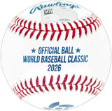 Cal Raleigh Autographed Official 2026 WBC Logo Baseball Team USA Fanatics & MLB Holo Stock #261838