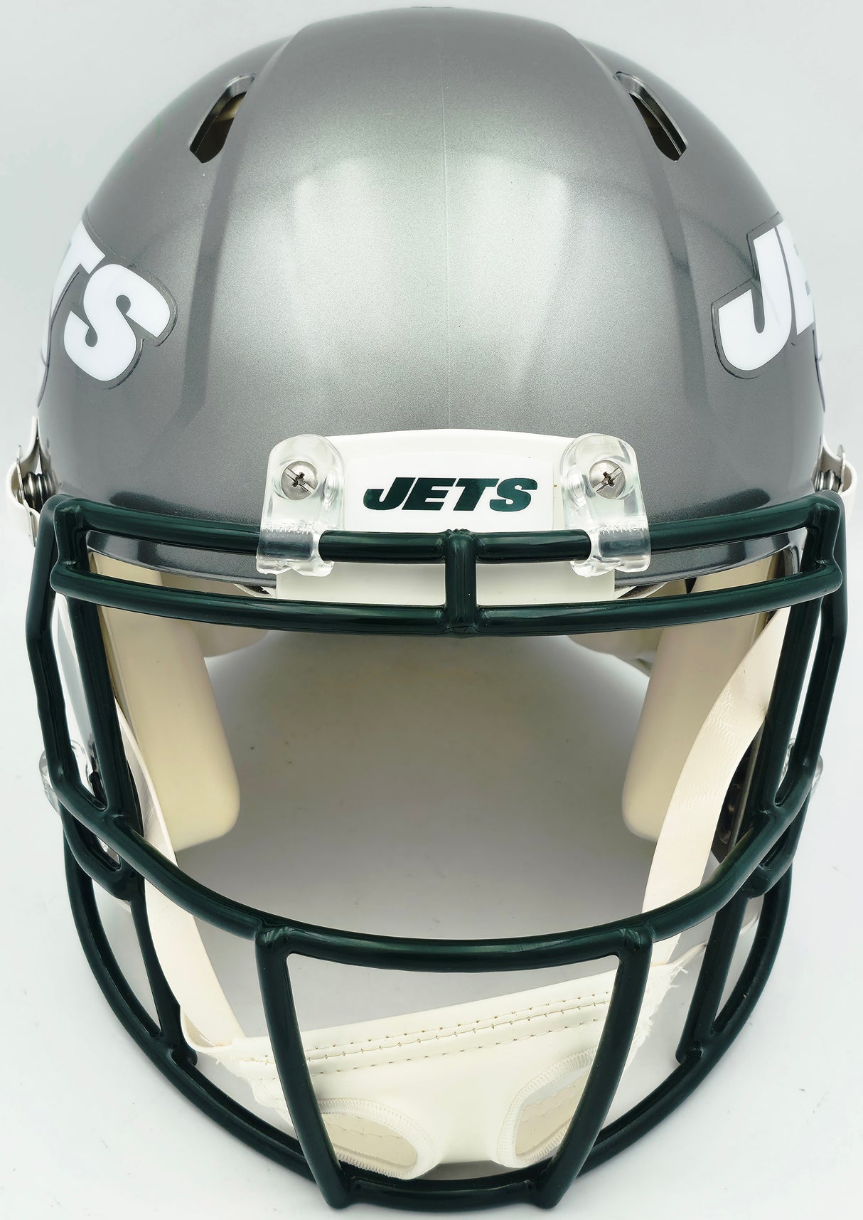 LaDainian Tomlinson Autographed New York Jets Flash Gray Full Size Speed Authentic Helmet "HOF 17" Beckett BAS Witness Stock #261831