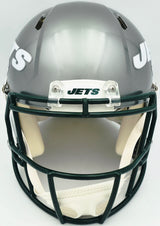 LaDainian Tomlinson Autographed New York Jets Flash Gray Full Size Speed Authentic Helmet "HOF 17" Beckett BAS Witness Stock #261831