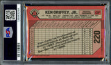 Ken Griffey Jr. Autographed 1989 Bowman Rookie Card #220 Seattle Mariners PSA 8 Auto Grade Gem Mint 10 PSA/DNA Stock #262021